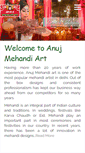 Mobile Screenshot of anujmehandiart.com